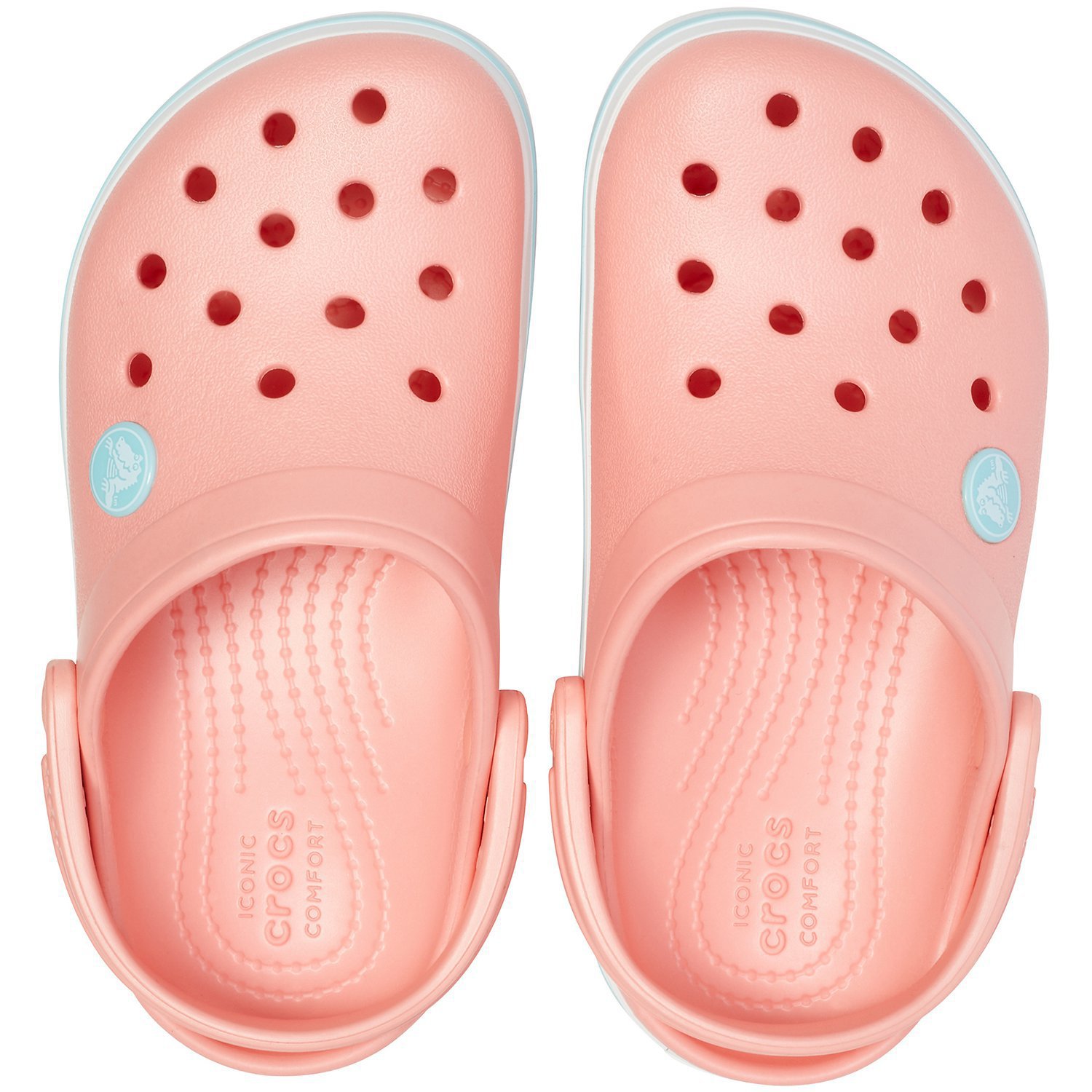 Сандалии детские Crocs Crocband Clog K Melon/Ice Blue