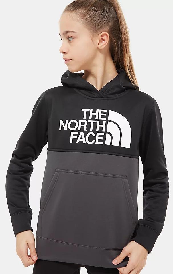 Толстовка для активного отдыха The North Face 2020 Boy’s Surgent P/O Block Hoodie Asphalt Grey