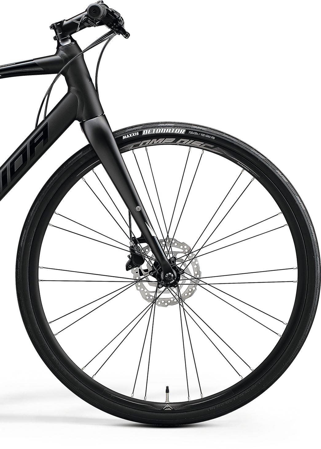 Велосипед MERIDA Speeder 100 2020 Matt Black/Glossy Black/Silver