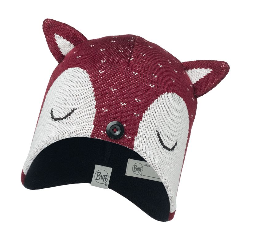 Шапка Buff Child Knitted & Polar Hat Buff Fox Wine-Wine-Standard