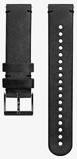 Ремешок для часов Suunto 20 Urb2 Leather Strap Black/Black