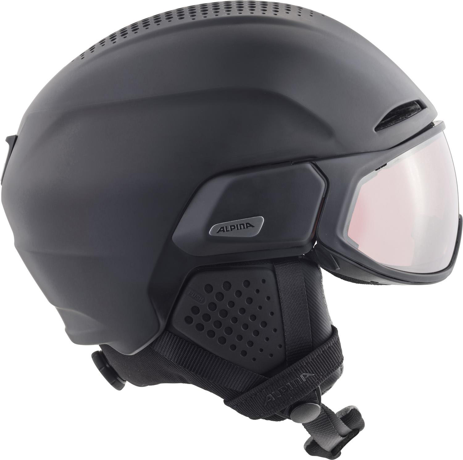 Шлем с визором ALPINA Alto Qv Black Matt