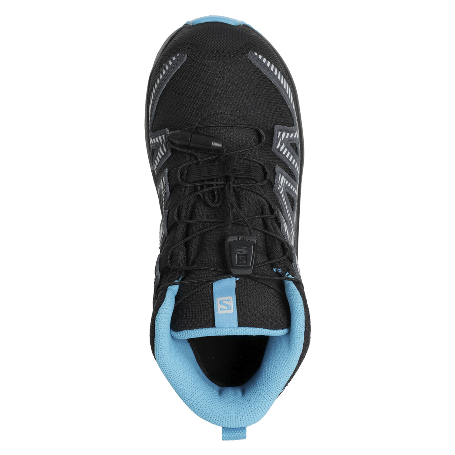 Треккинговые ботинки детские SALOMON Xa Pro V8 Mid Cswp J Black/Monum