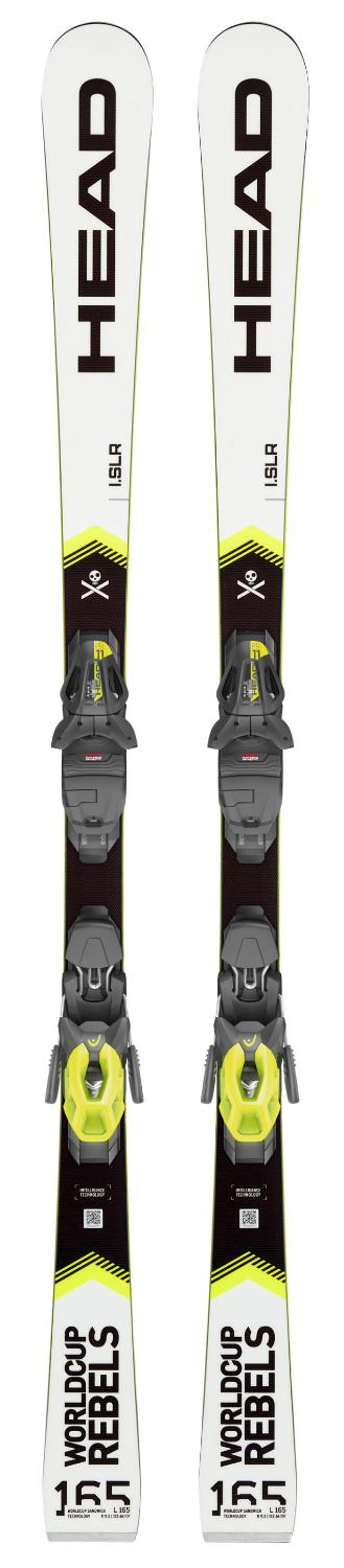 Горные лыжи с креплениями HEAD WC Rebels iSLR AB white/black + PR 11 GW BRAKE 85 (G)