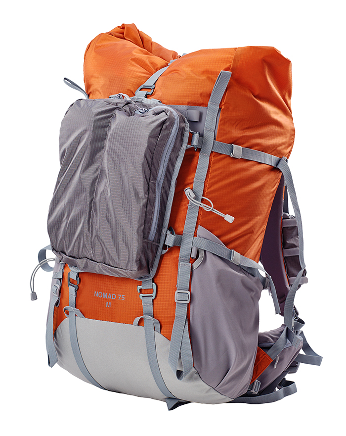 Съемный карман для рюкзака BASK Nomad 90L темно-серый