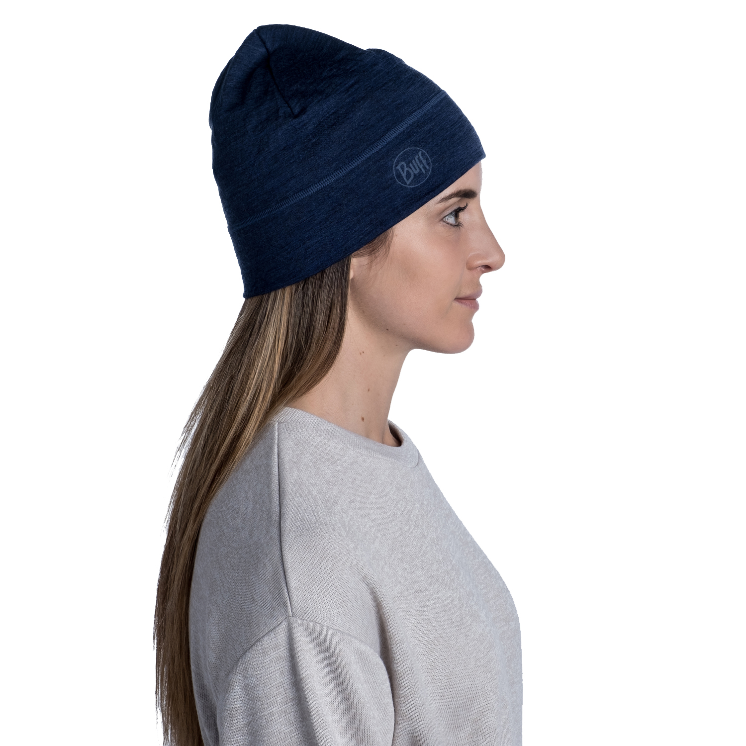 Шапка Buff Merino Heavyweight Hat Solid Denim