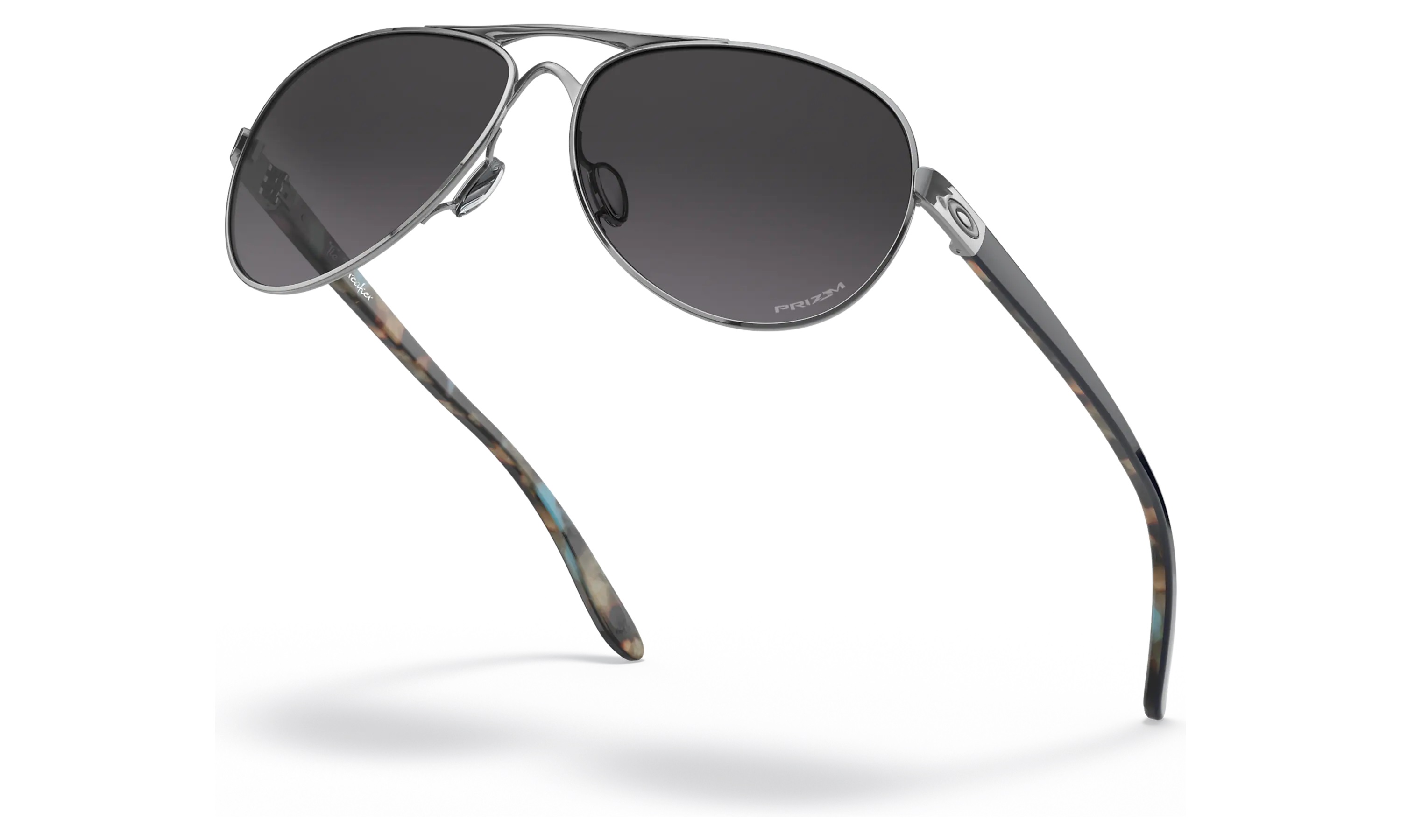 Oakley Tie Breaker Polished Chrome Prizm Grey Gradient