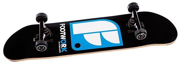 Скейтборд в сборе Footwork Logo 31.6 Black