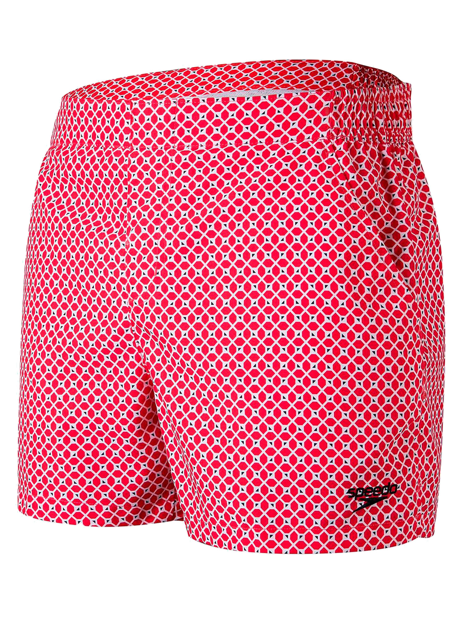 Speedo Vintage Leisure 14 Am Black Lava Red