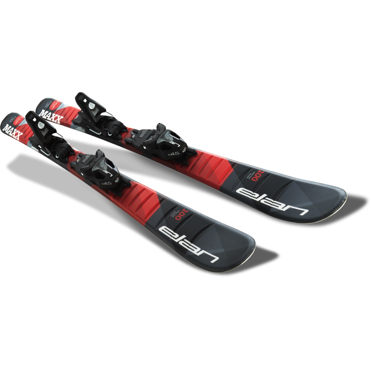 Горные лыжи с креплениями ELAN 2019-20 Maxx Red Qs 100-120 + EL 4.5 Shift