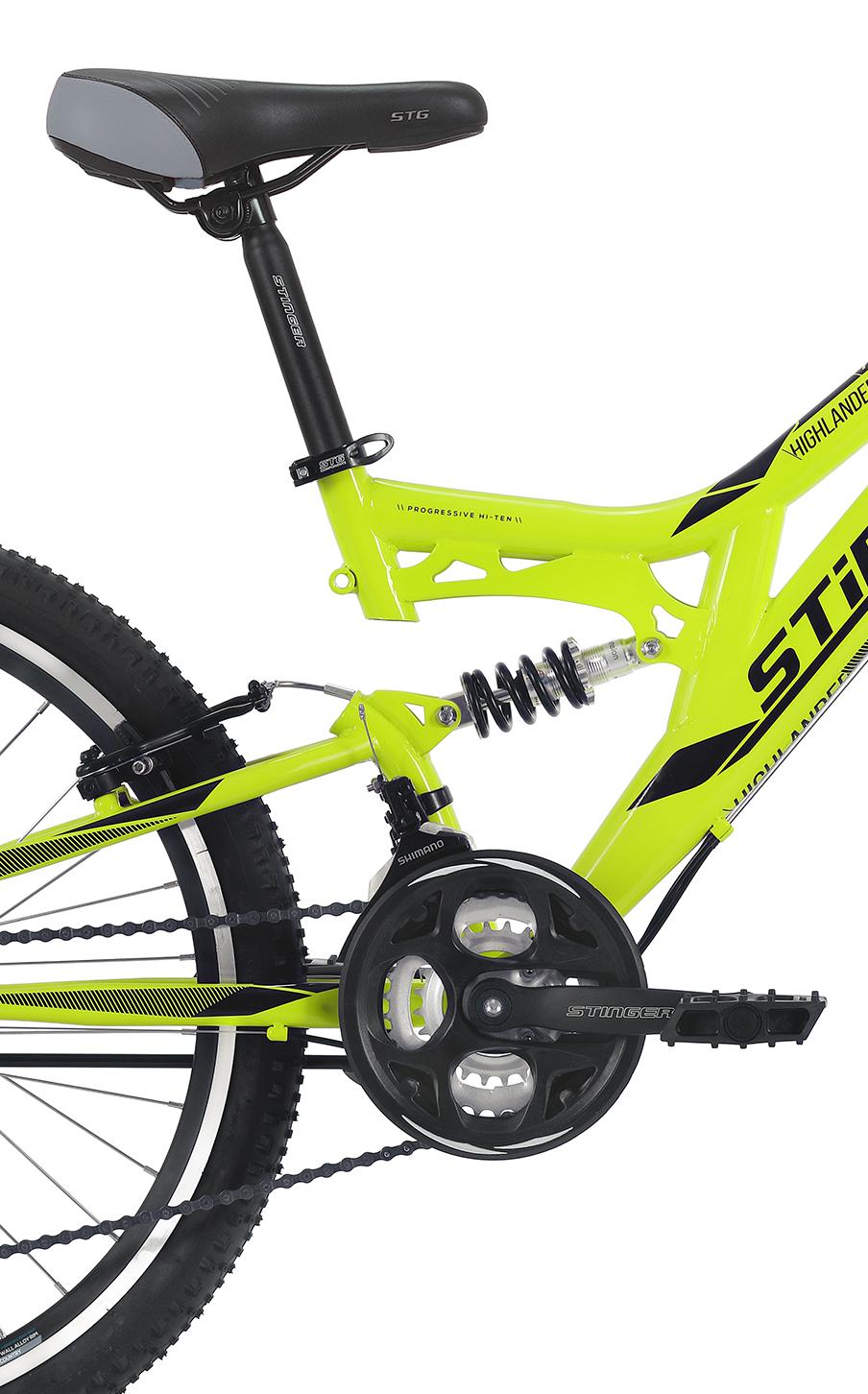 Велосипед Stinger Highlander 24 2019 зеленый