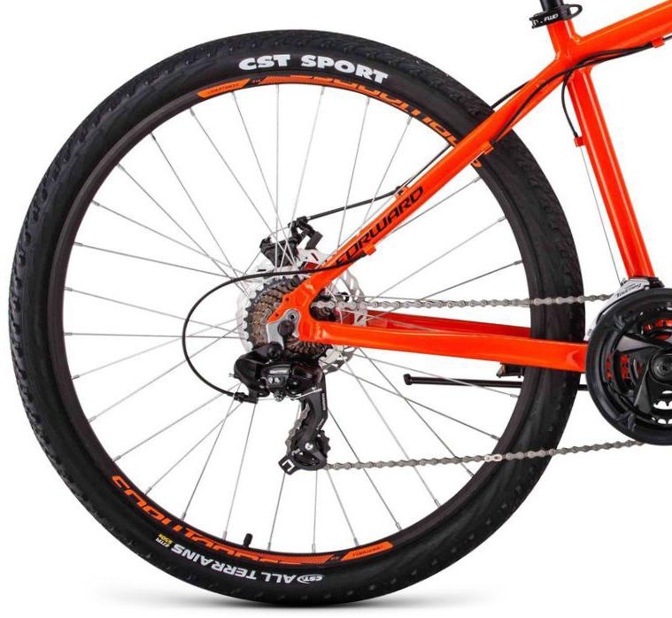 Велосипед Forward Apache 27,5 2.0 Disc 2020 оранжевый/черный