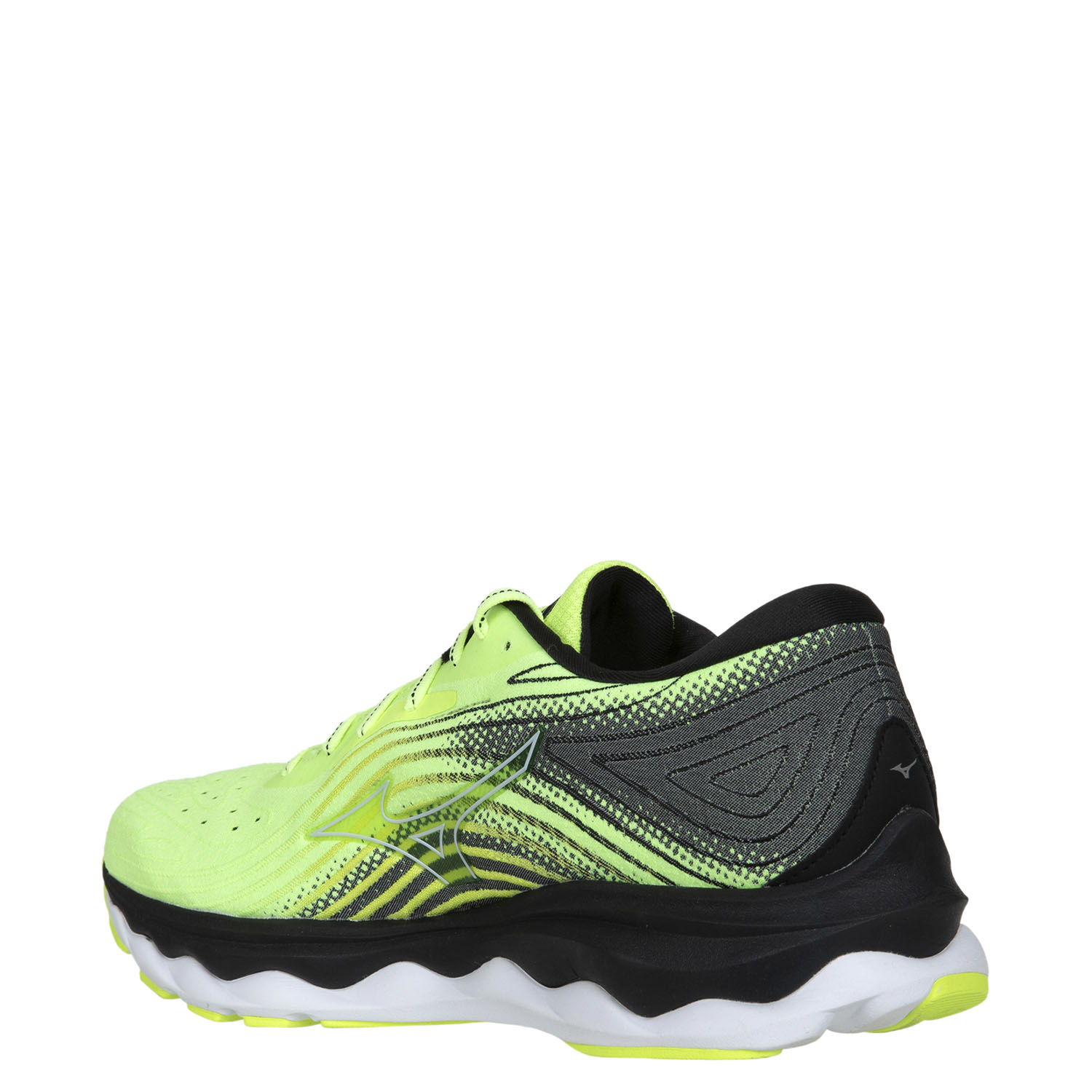 Mizuno Wave Sky 6 NeoLime Skywriting Black