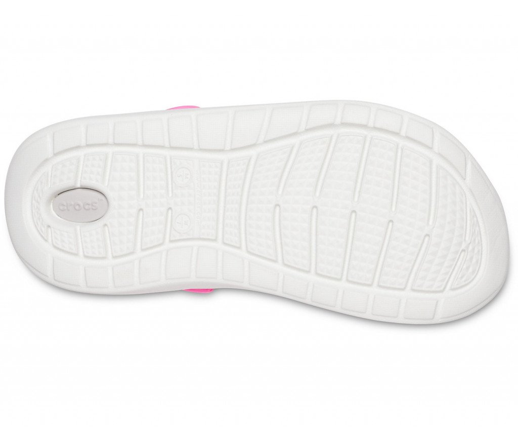 black crocs white sole