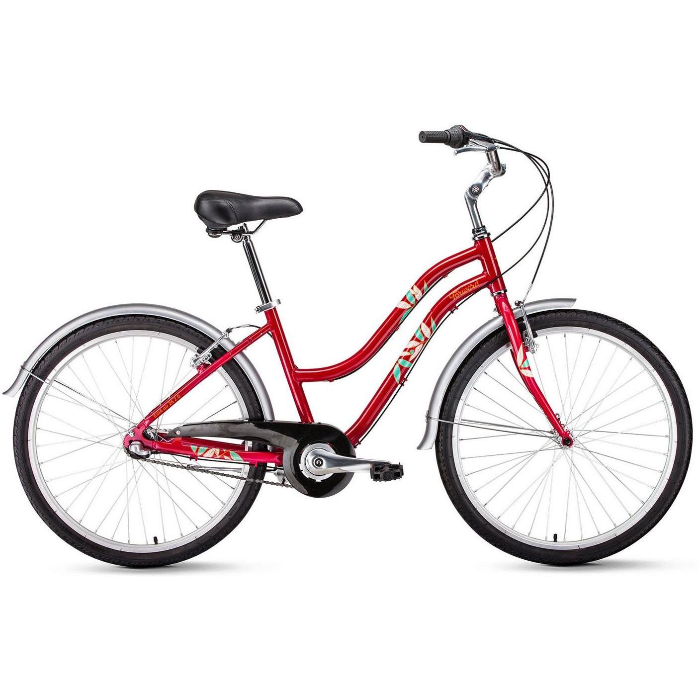 Велосипед Forward Evia Air 26 2.0 2019 Темно-Красный