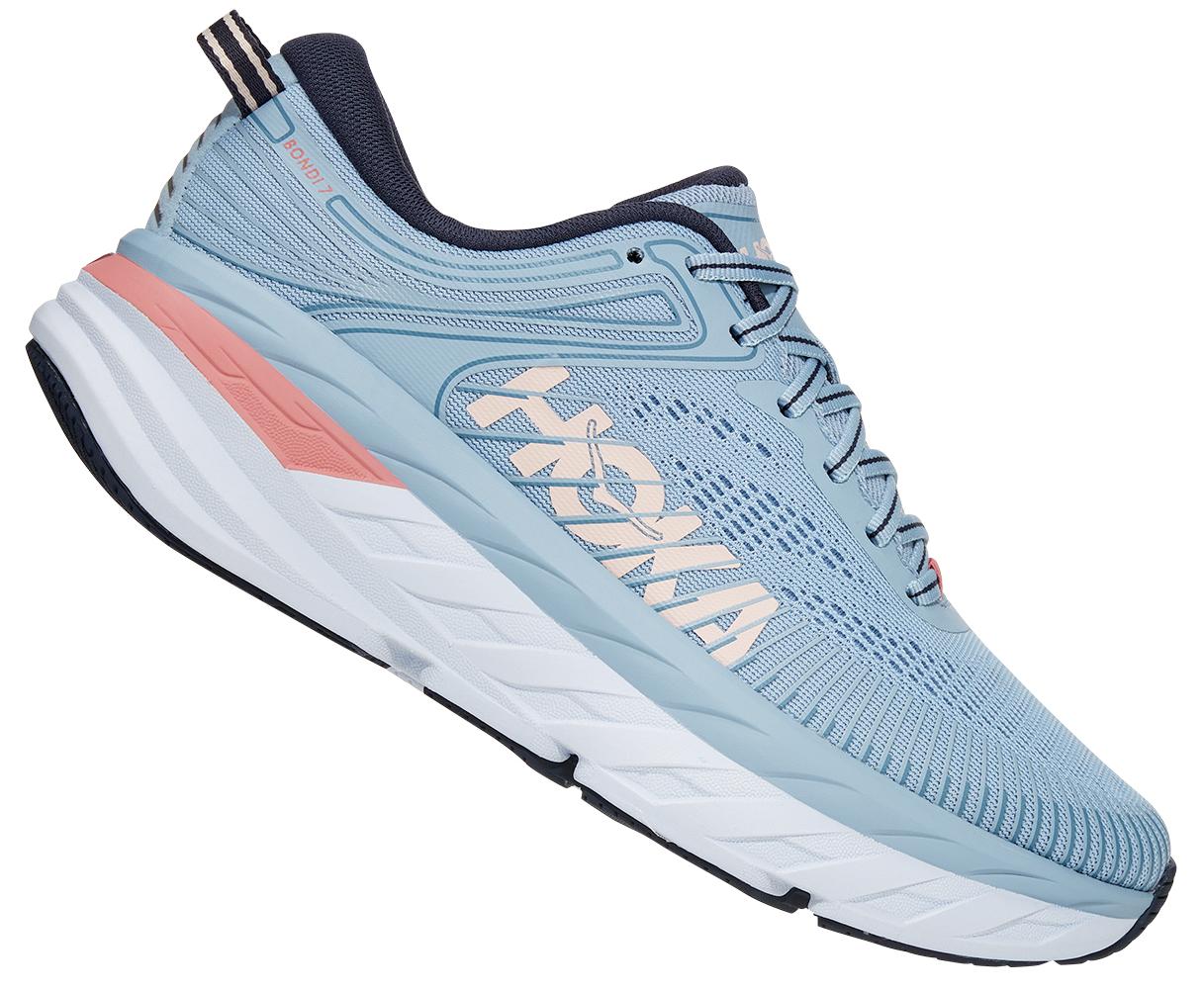 Кроссовки Hoka W Bondi 7 Blue Fog/Ombre Blue