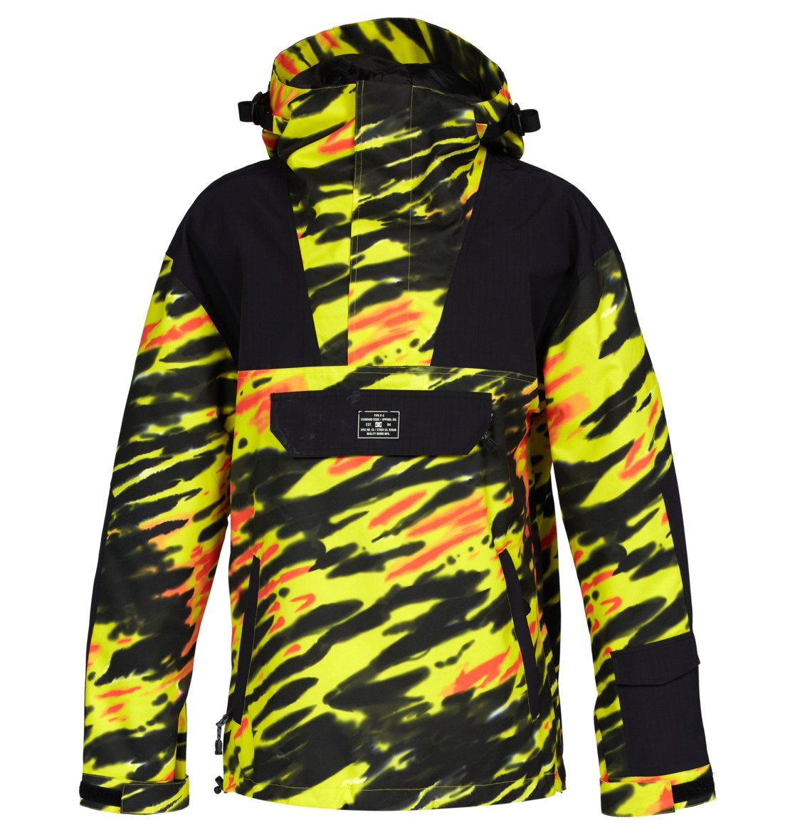 Куртка сноубордическая DC Shoes Dc-43 Anorak M Snjt Angled Tie Dye Sulphur Spring