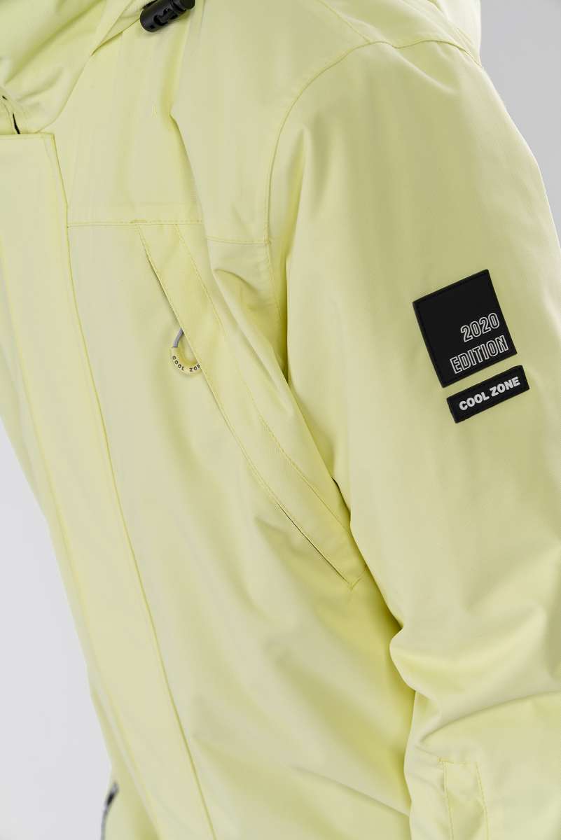 Куртка сноубордическая COOL ZONE 2020-21 Line лимонный/черный