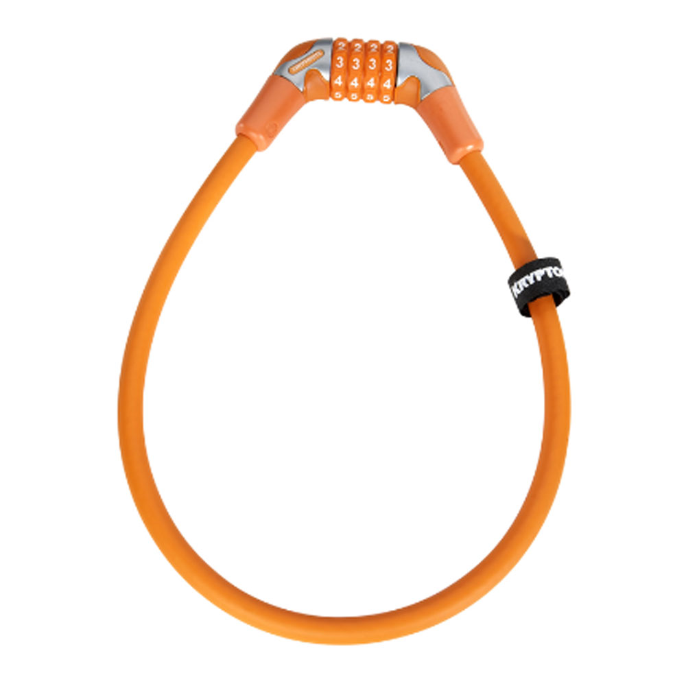 Замок Велосипедный Kryptonite Cables Kryptoflex 1265 Combo Cable (Medium Orange)