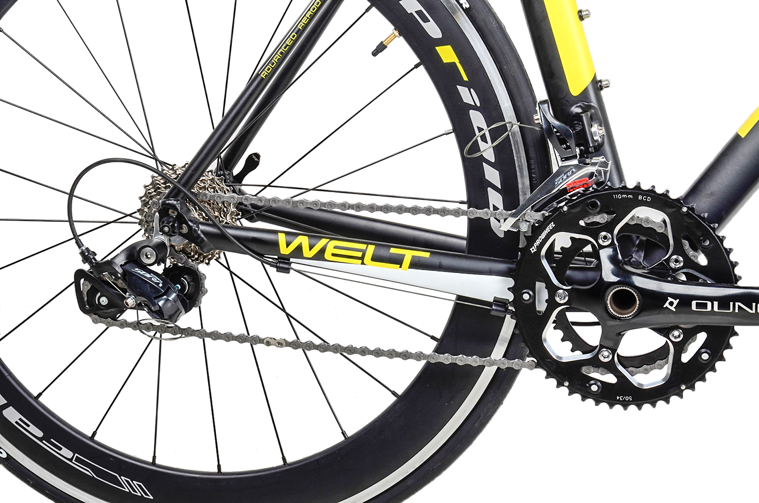Велосипед Welt R100 2017 matt black/yellow/white