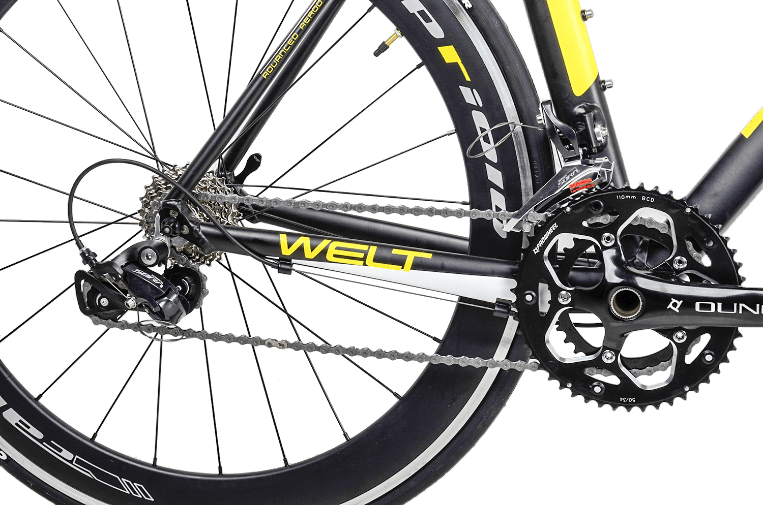 Велосипед Welt R100 2017 matt black/yellow/white