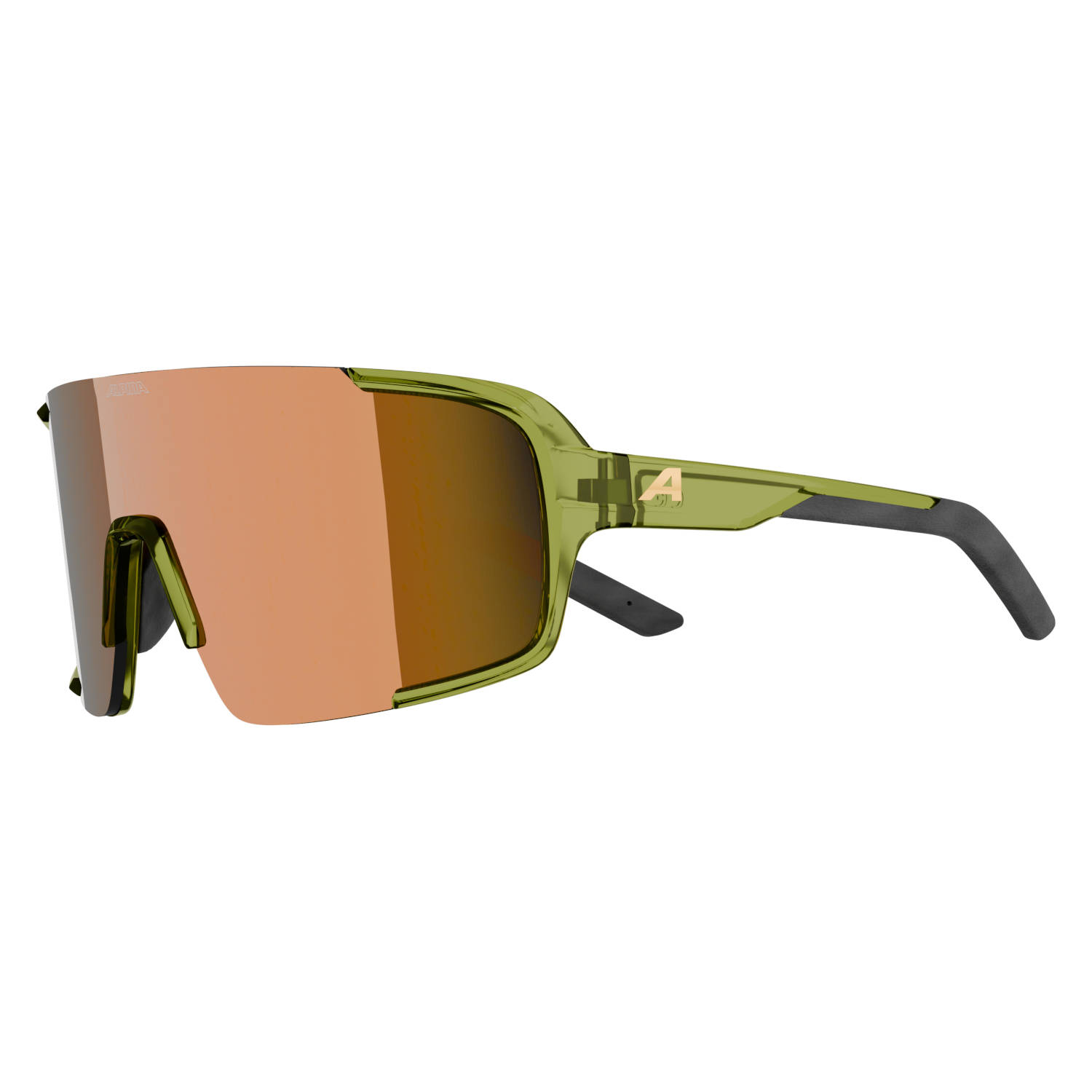 Очки Солнцезащитные Alpina Lumin Green-Transaprent Gloss/Gold Mirror Cat.3