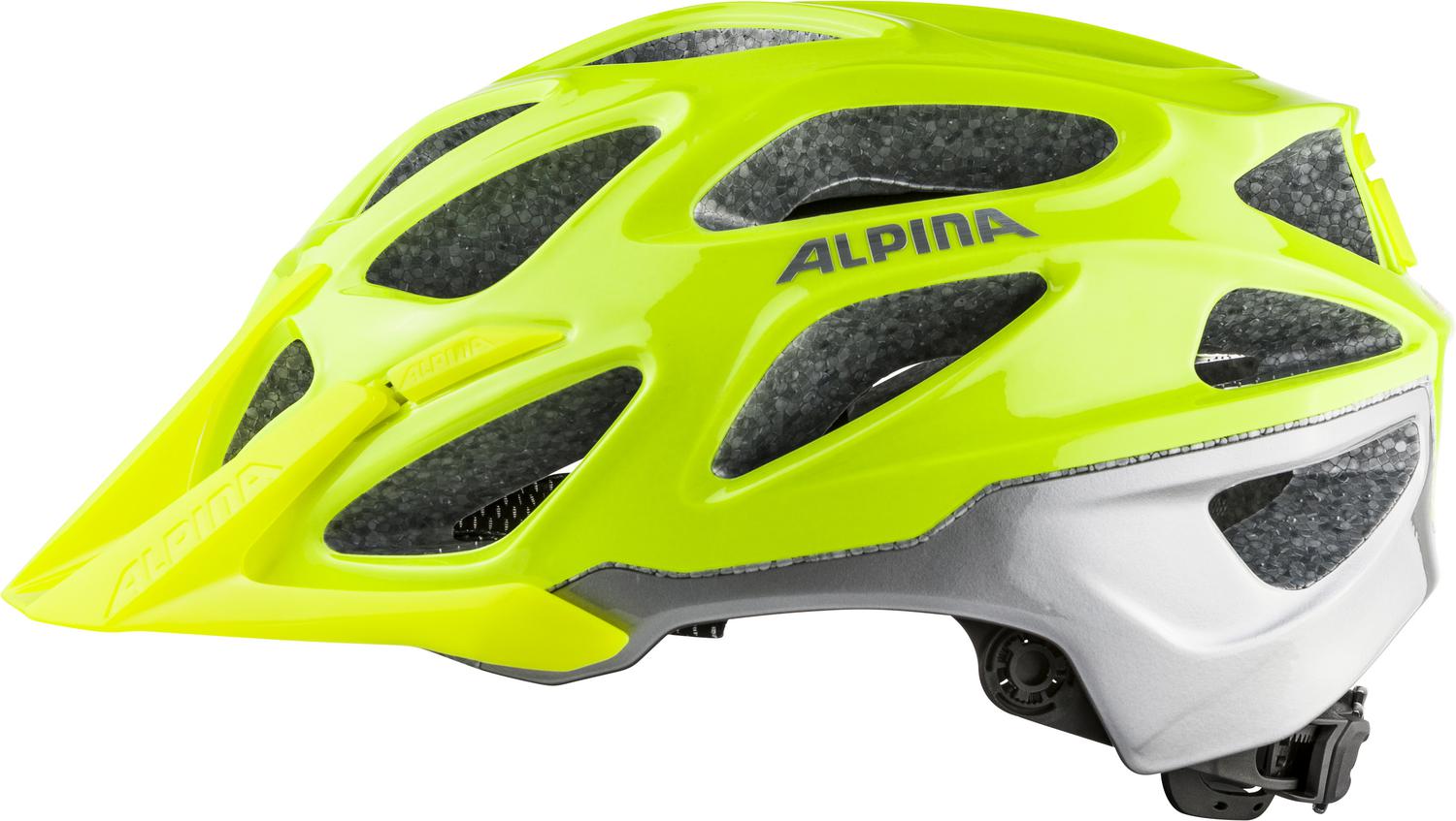 Велошлем Alpina 2021 Mythos 3.0 Be Visible/Silver Gloss