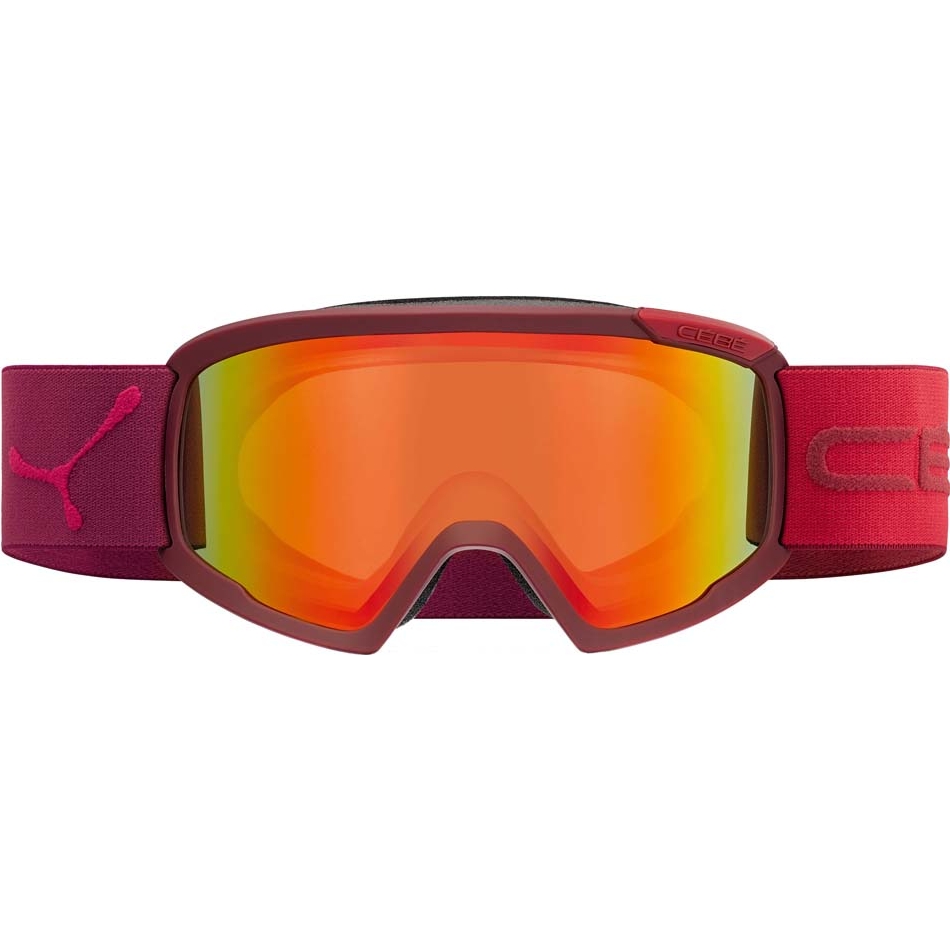 

Очки Горнолыжные Cebe 2017-18 Fanatic Cat. S2 Full Mat Red Orange Flash Fire