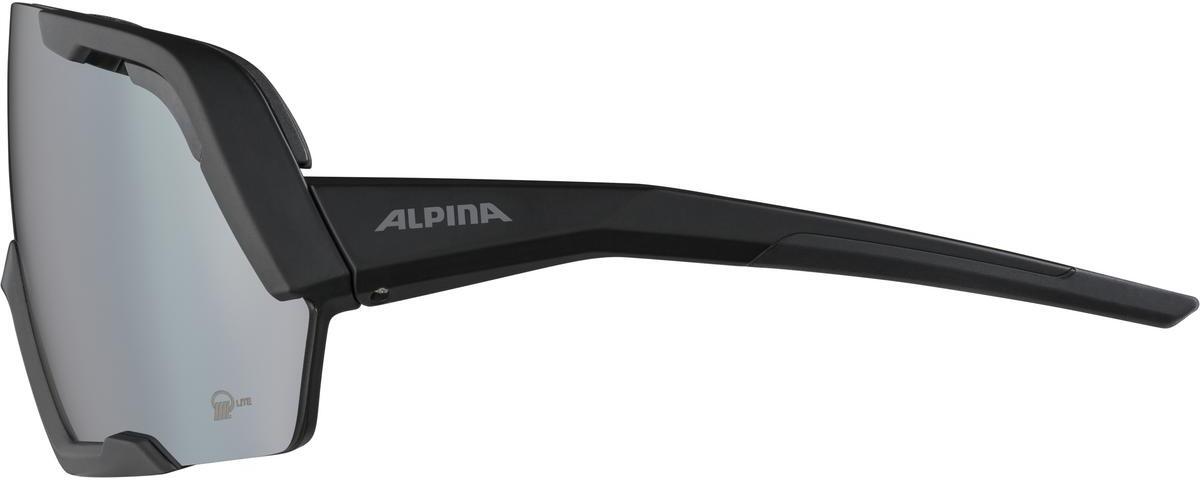 Очки солнцезащитные ALPINA Rocket Bold Q-Lite Black Matt/Silver Mirror Cat.3, Hydrophobic, Fogstop