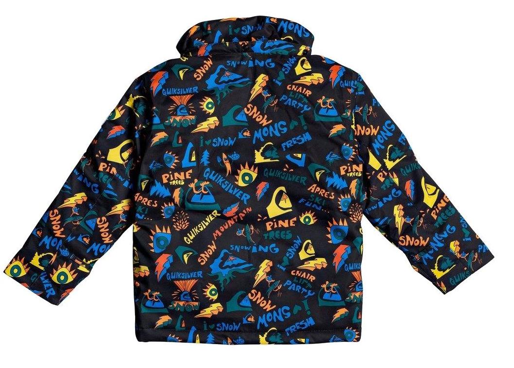 Куртка сноубордическая детская Quiksilver Little Mission - Snow Jacket Boy's True Black Ski Fun