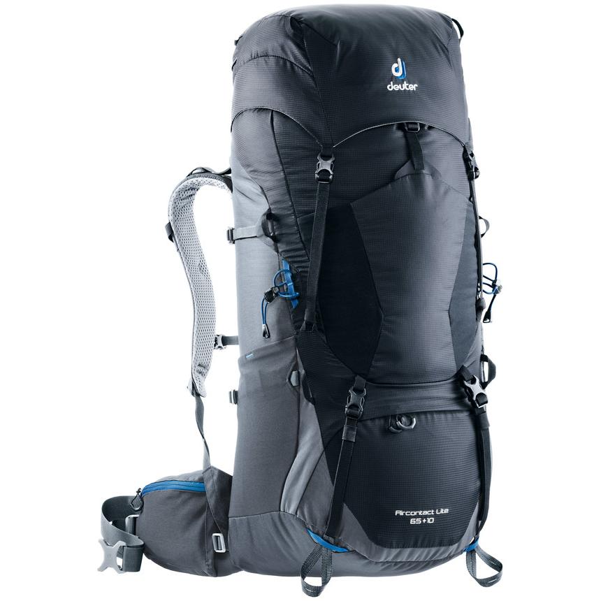 

Рюкзак Deuter 2018 Aircontact Lite 65 + 10 Black-Graphite