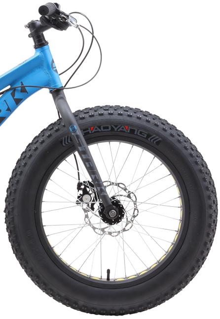 Велосипед Stark Rocket Fat 20.1 D 2019 Голубой/Черный/Серый
