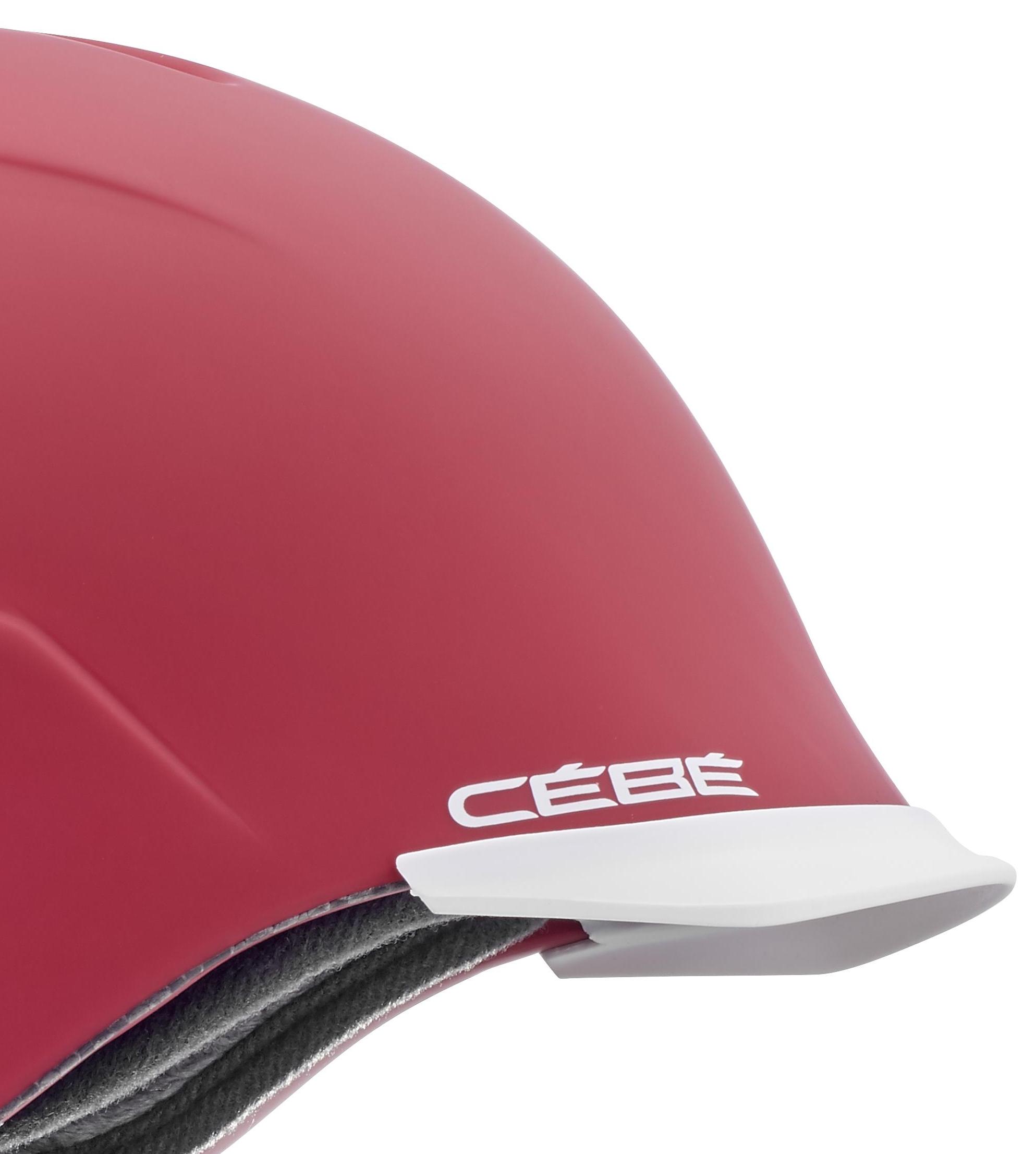 Зимний шлем с визором CEBE Contest Visor Matt Rose/White