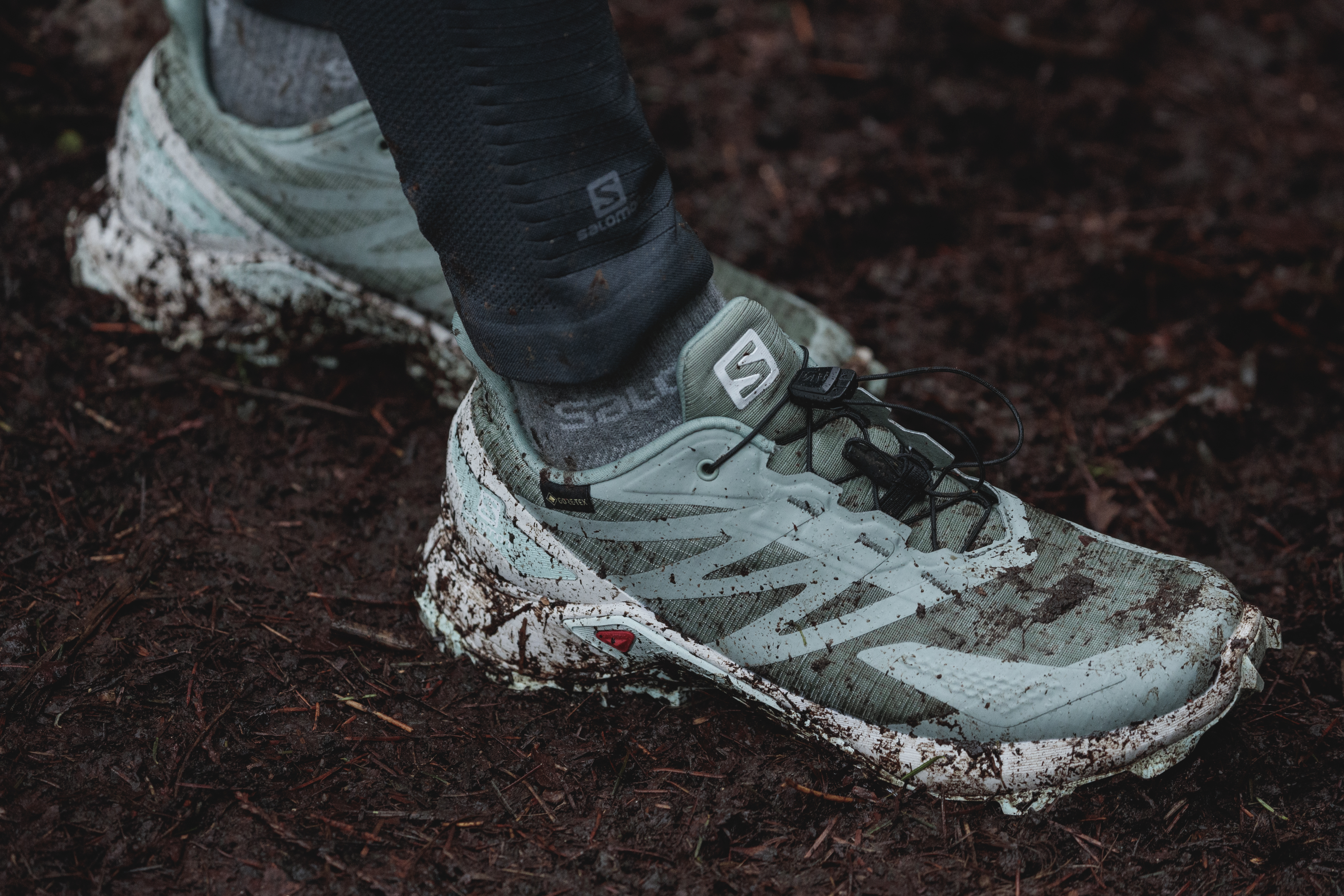 Беговые кроссовки SALOMON Supercross BLAST GTX W Green M - купить в КАНТе