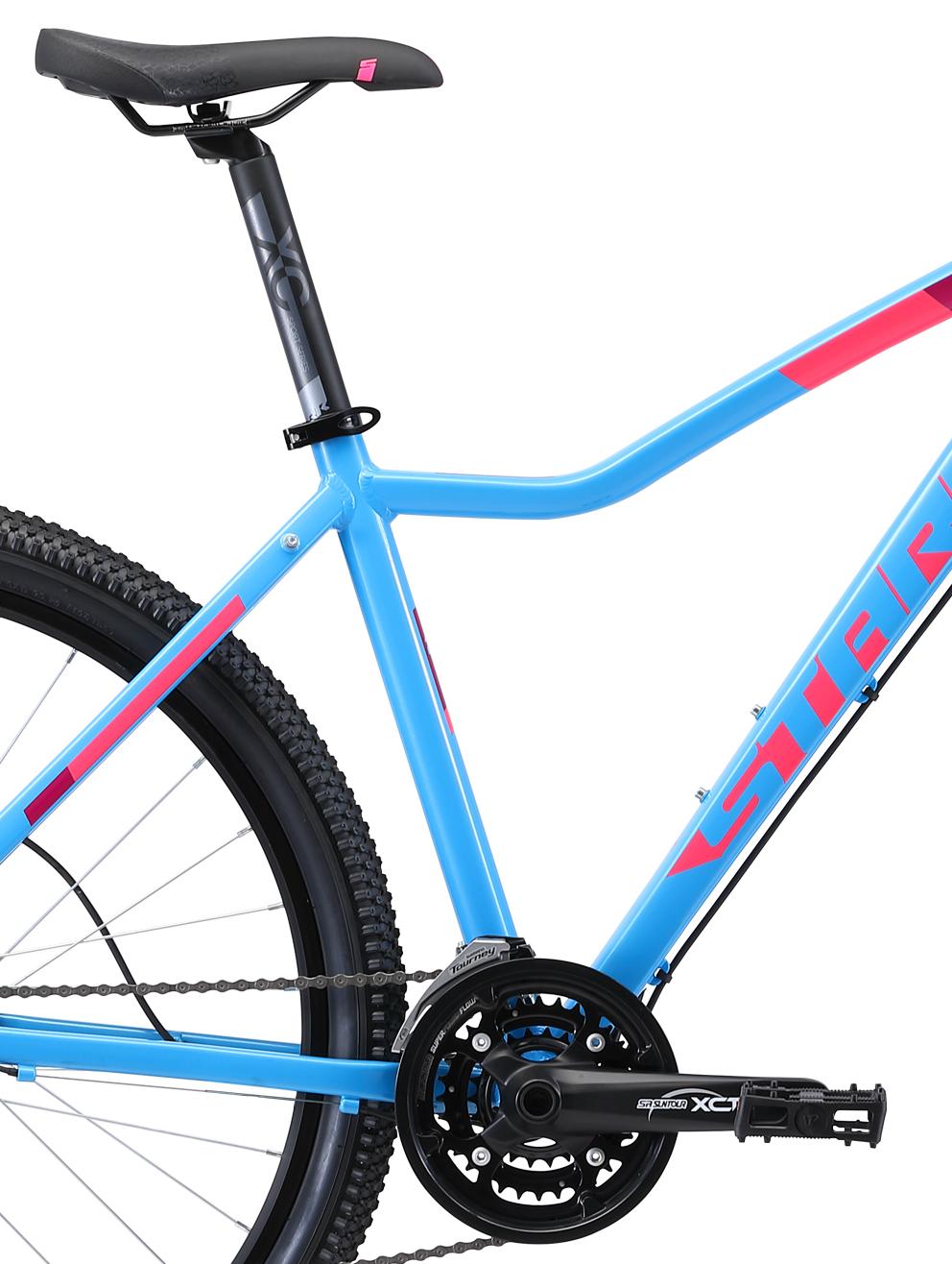 Велосипед Stark Viva 27.4 HD 2019 Голубой/Розовый/Белый