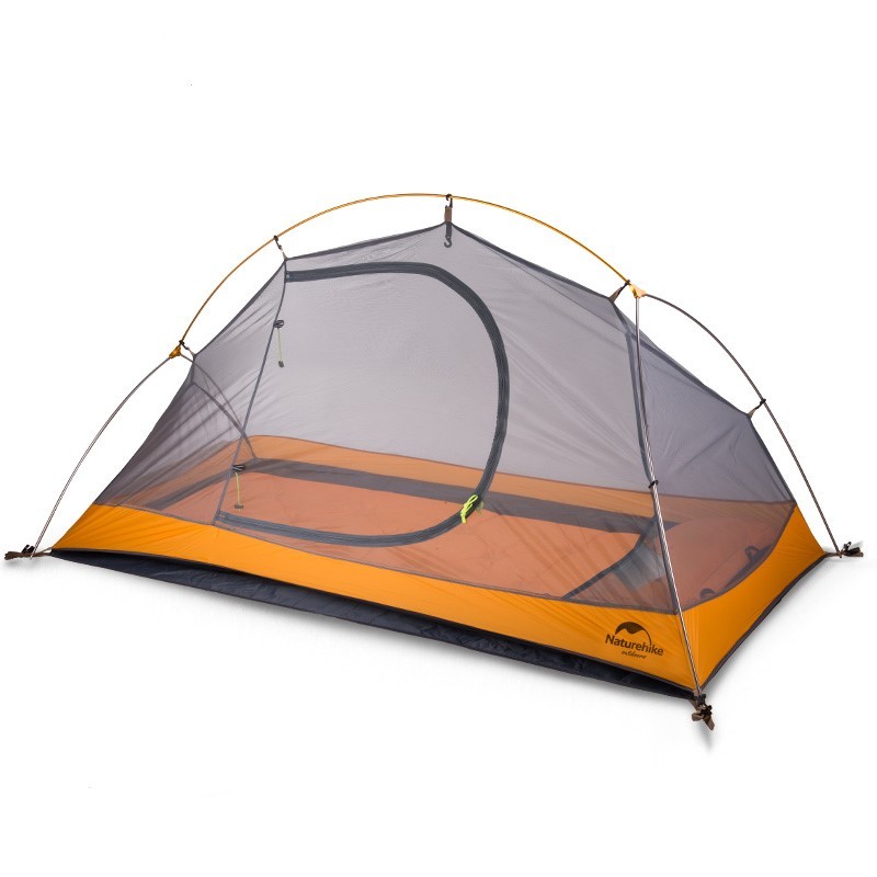 Палатка Naturehike Cycling Ultralight 1 Man Tent + Mats 20D Silica Orange