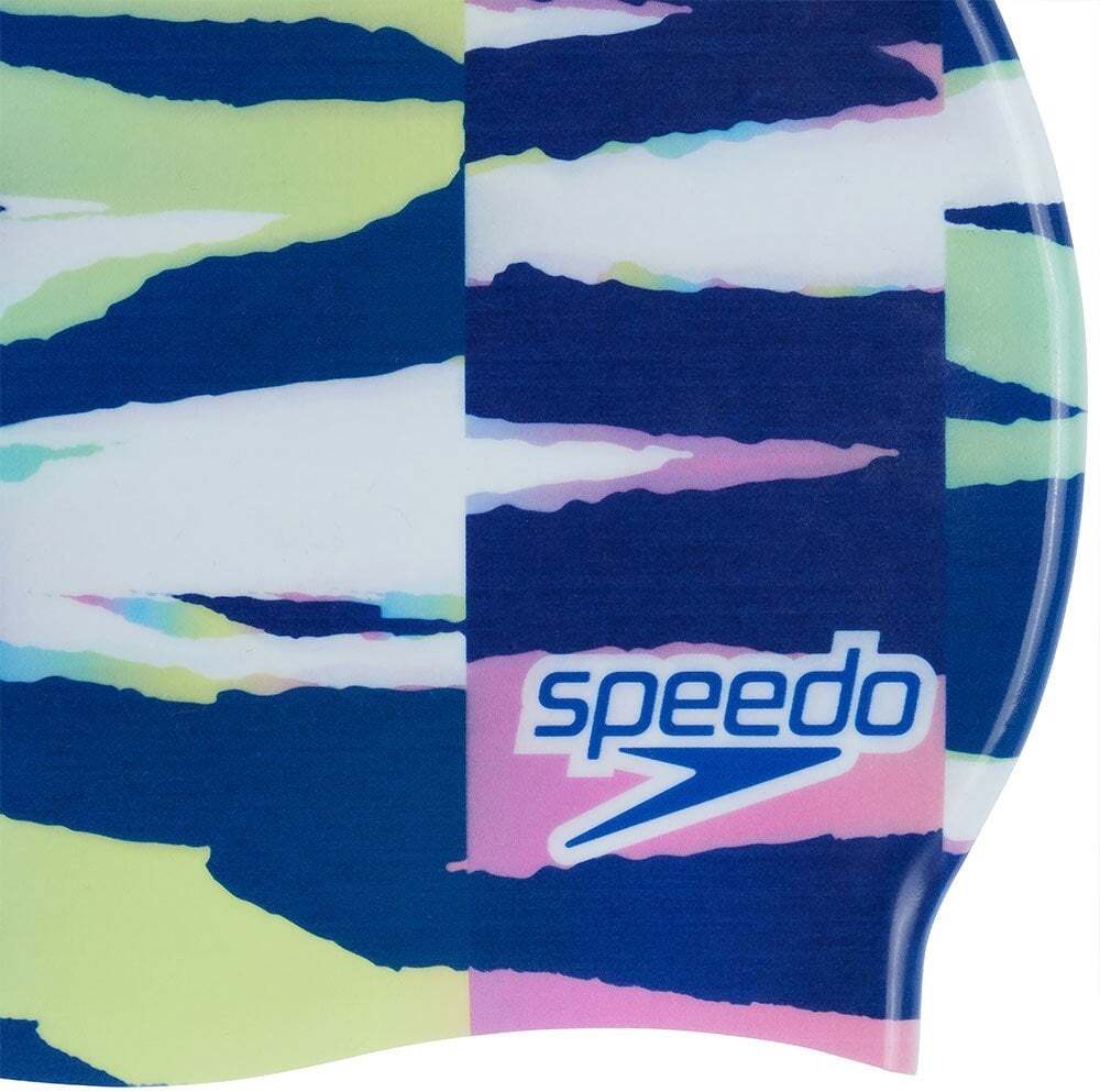 Шапочка для плавания Speedo Digital Printed Cap Au White/Blue