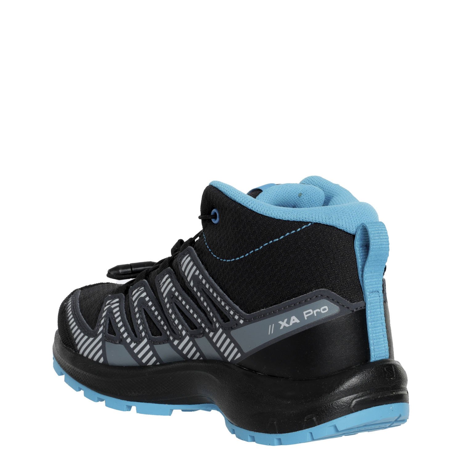 Треккинговые ботинки детские SALOMON Xa Pro V8 Mid Cswp J Black/Monum