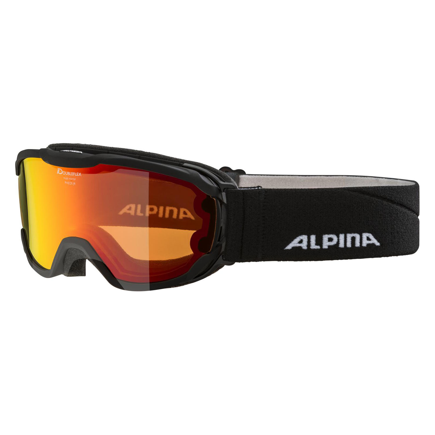 Очки горнолыжные ALPINA Pheos Jr. Q-Lite Black Matt