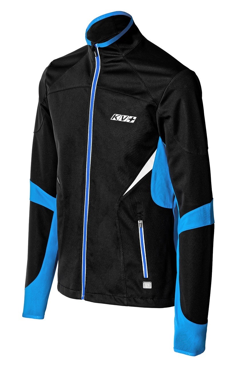 Куртка беговая KV+ Lahti Black\Blue