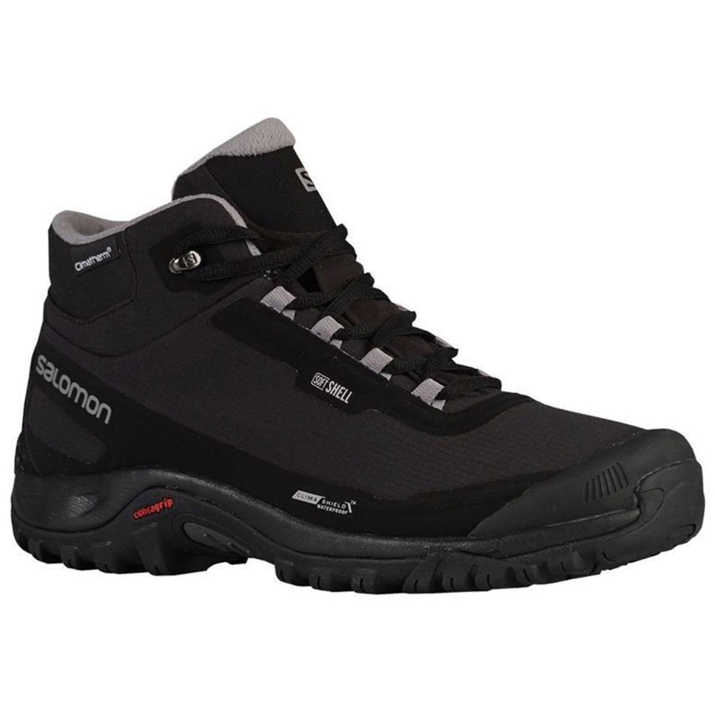 Ботинки SALOMON Shelter Cs Wp Black/Bk/Frost Gra