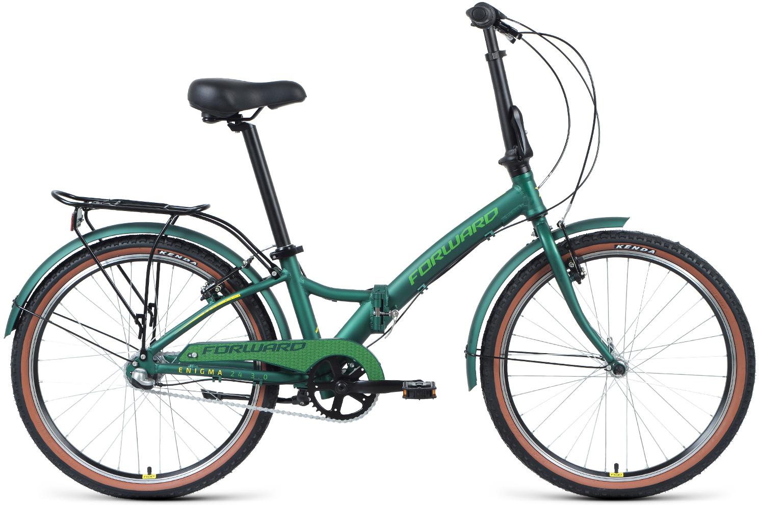 Велосипед Forward Enigma 24 3.0 2021 зеленый