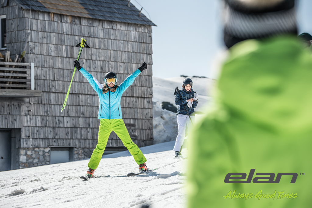 Горные лыжи с креплениями ELAN Element Orange Ls + El 10 Shift