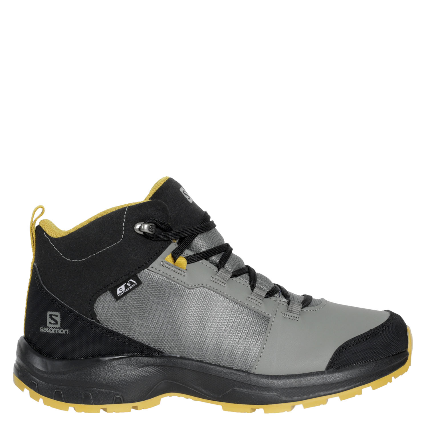 Ботинки детские SALOMON Outward Cswp J Castor Gray/Black