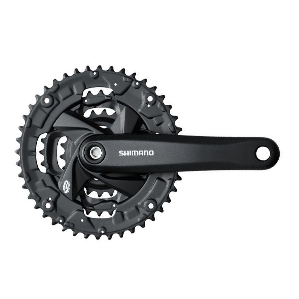 Система Шатунов Shimano 2018 Altus, M371, 175Мм, Кв, 44/32/22, С Болтами, Защ, Черн