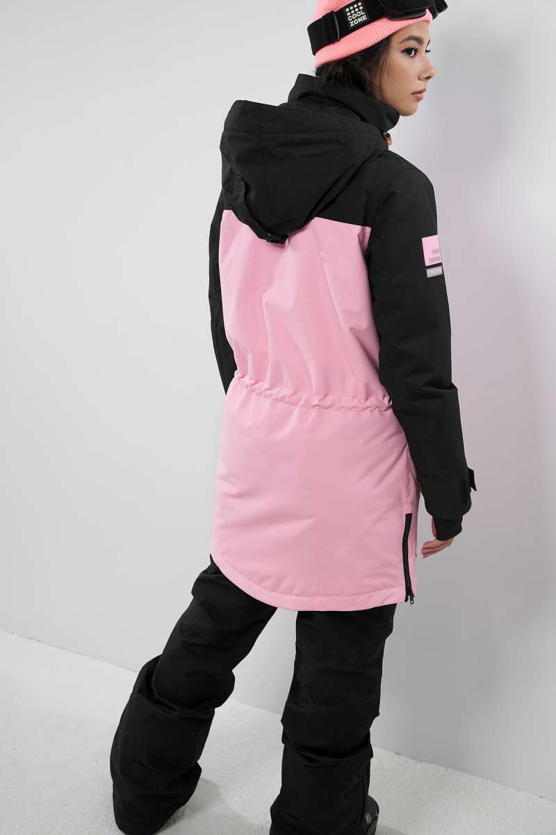 Куртка сноубордическая COOL ZONE 2020-21 Space черный/светло-розовый