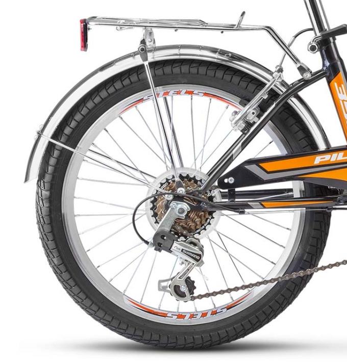 Велосипед Stels Pilot 350 20 2018 Black/Orange