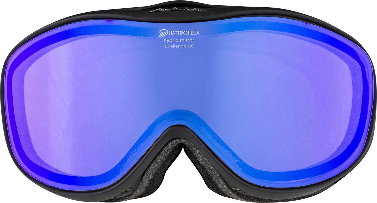 Очки горнолыжные ALPINA Challenge 2.0 QM Black Matt/Blue
