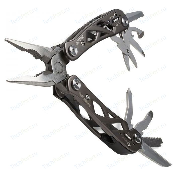 Мультиинструмент Gerber 2015 Essentials Suspension Multi-Plier (Box) Titanium Gray