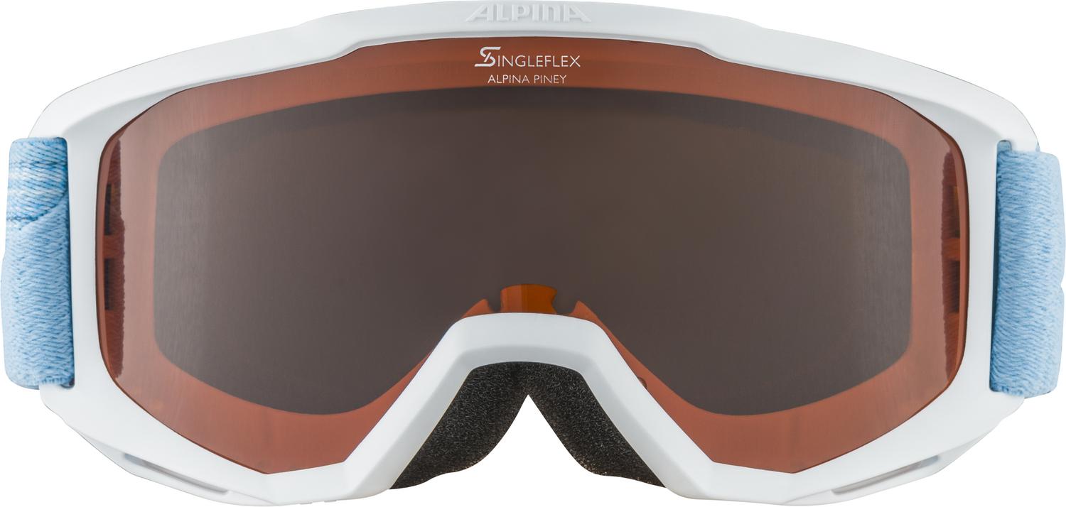 Очки горнолыжные Alpina 2020-21 PINEY white-skyblue SH